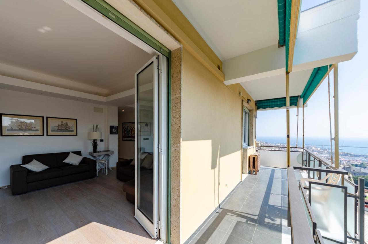 Апартаменты Joivy Great Flat With Sea View Генуя Экстерьер фото