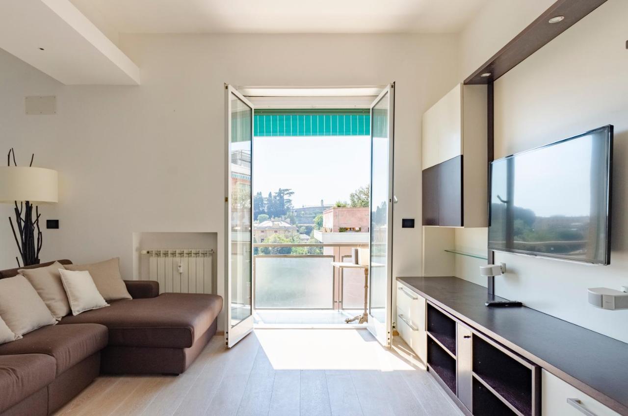 Апартаменты Joivy Great Flat With Sea View Генуя Экстерьер фото