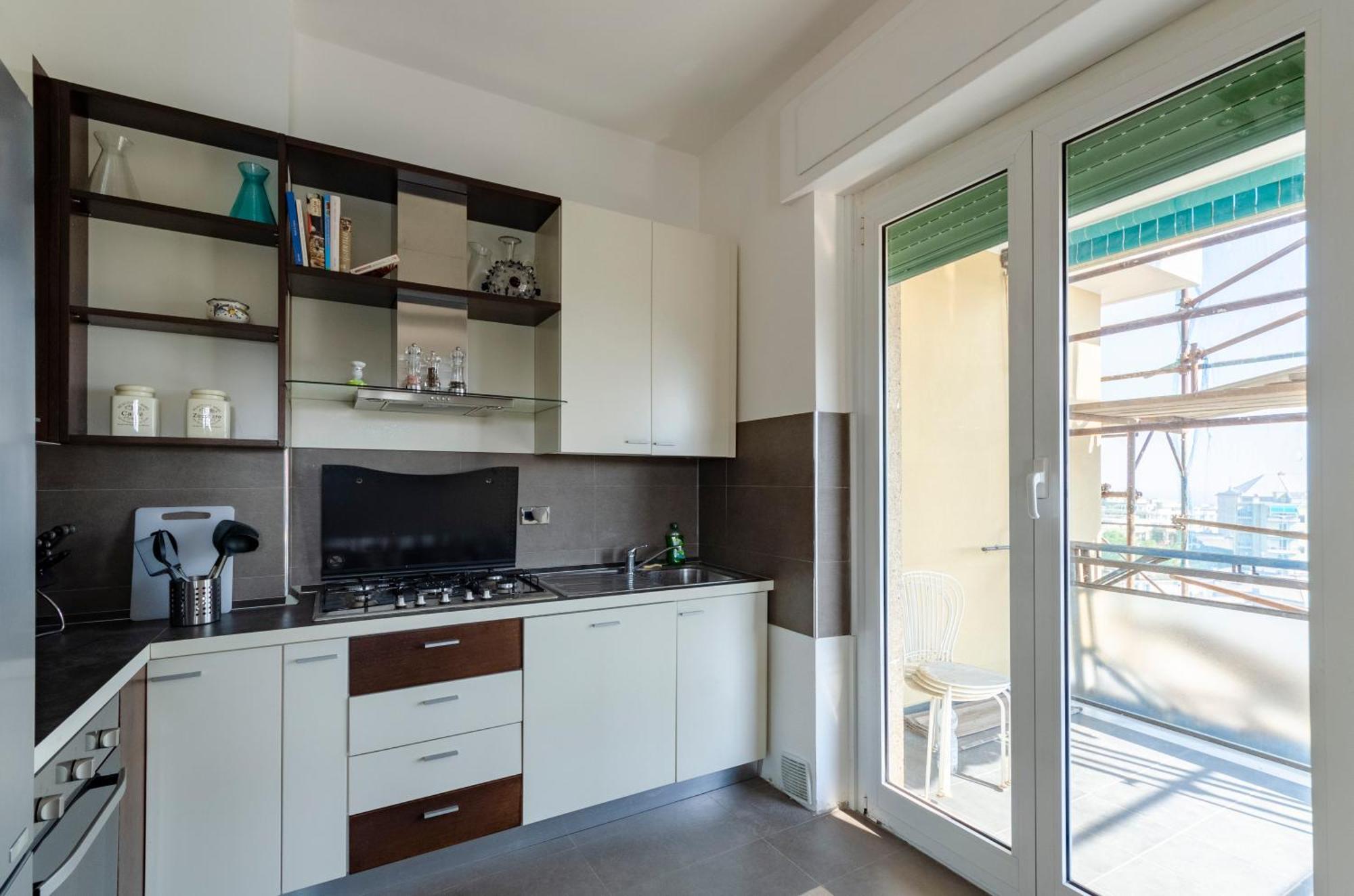 Апартаменты Joivy Great Flat With Sea View Генуя Экстерьер фото