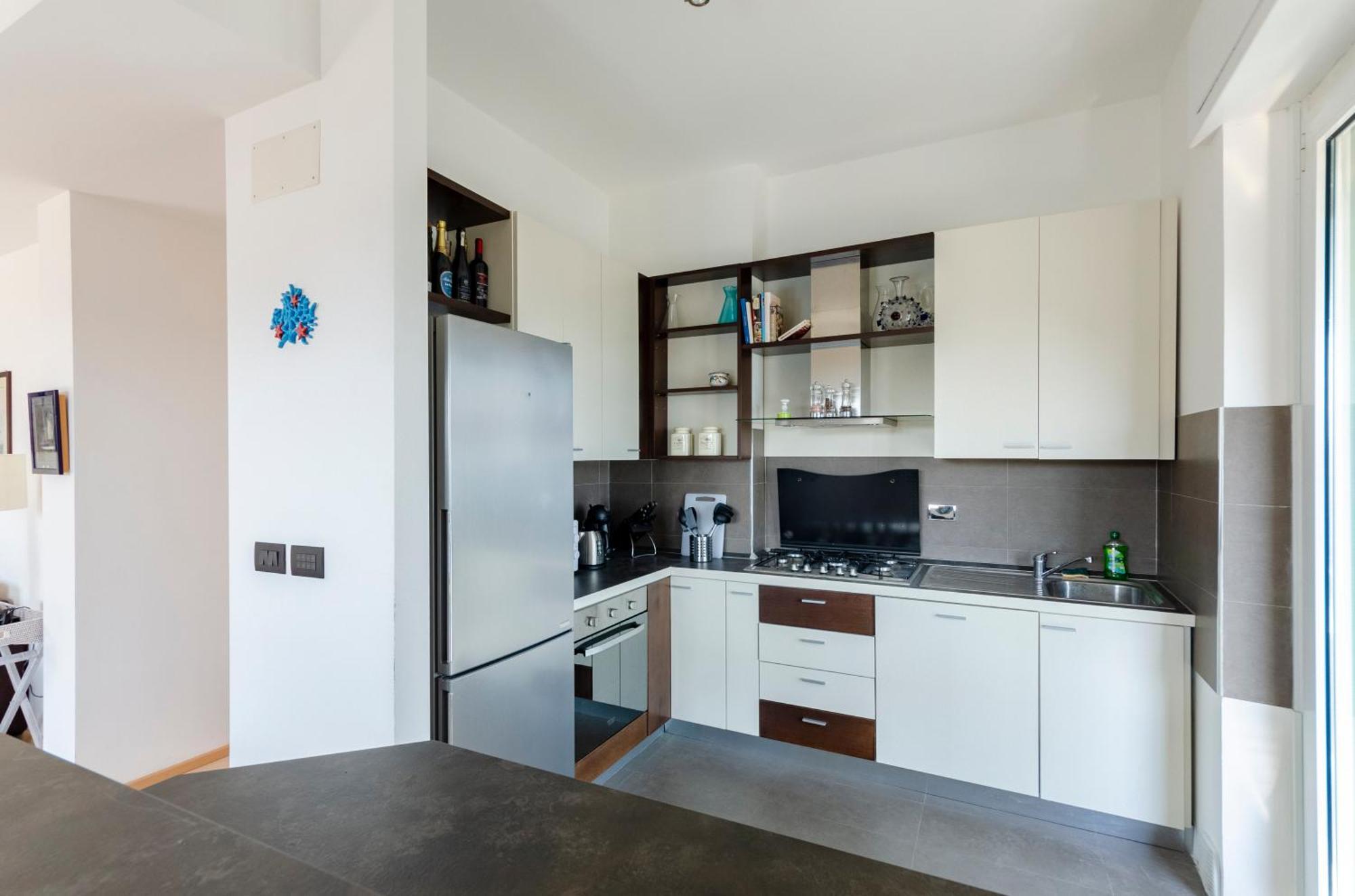 Апартаменты Joivy Great Flat With Sea View Генуя Экстерьер фото